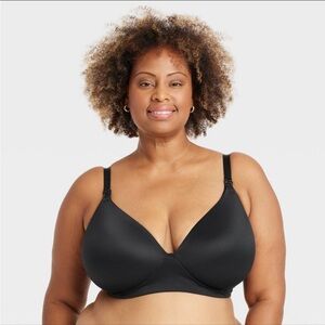 Women's Wirefree Absorbent Nursing Bra
- Auden™ Black 𝟒𝟎𝐃𝐃𝐃